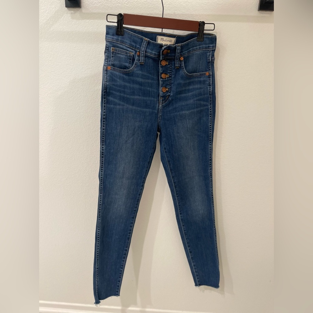 Madewell 10” High Rise Skinny Jeans size 26